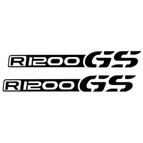 Set 2 Buc Sticker Moto Bmw R1200GS 20x2.5cm Negru